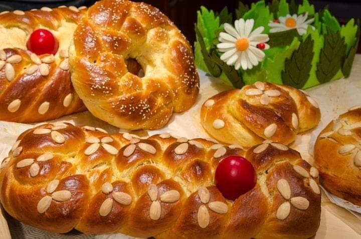 Classic Easter Tsoureki, Greek sweet bread